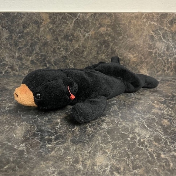 Ty Beanie Babies 1993 Blackie Bear - Picture 1 of 6